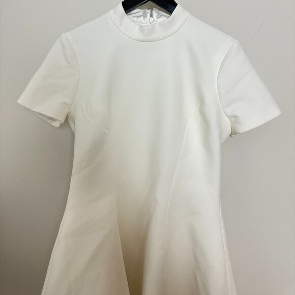 BARDOT Zephyra Short-Sleeve Collared Mini Dress in Orchid White US 8 (Large) - Picture 4 of 11